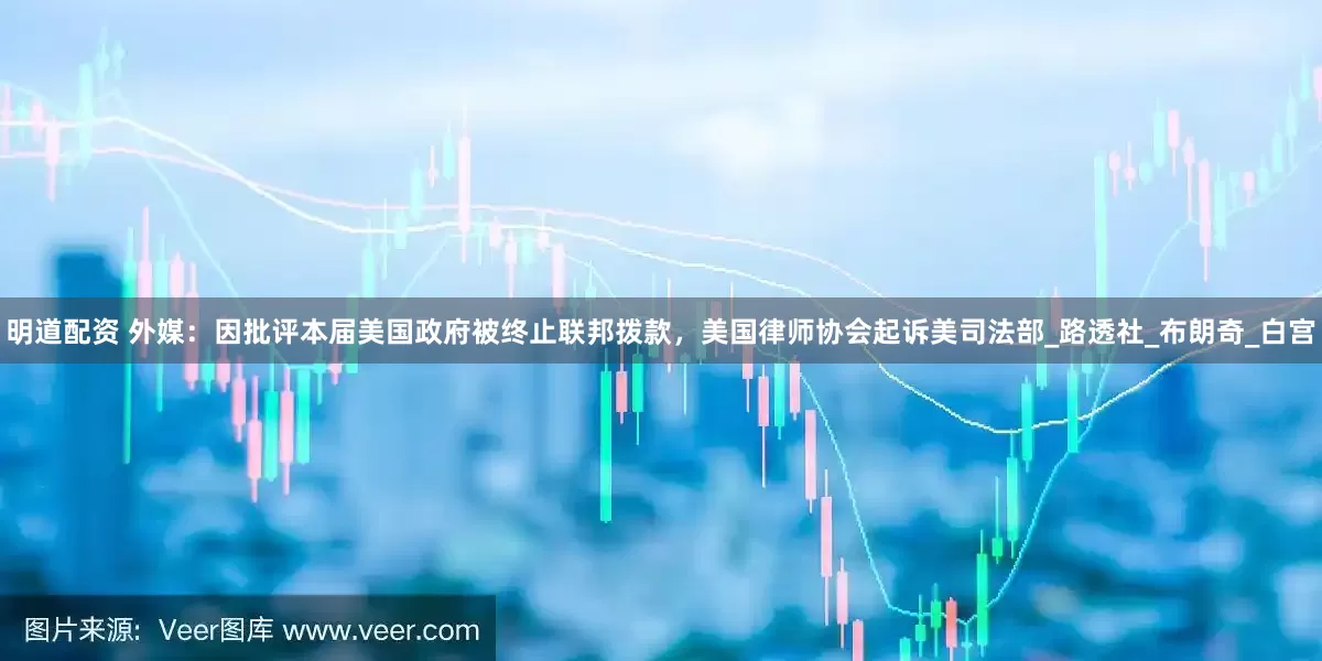 明道配资 外媒：因批评本届美国政府被终止联邦拨款，美国律师协会起诉美司法部_路透社_布朗奇_白宫