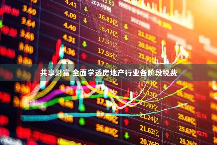 共享财富 全面学透房地产行业各阶段税费