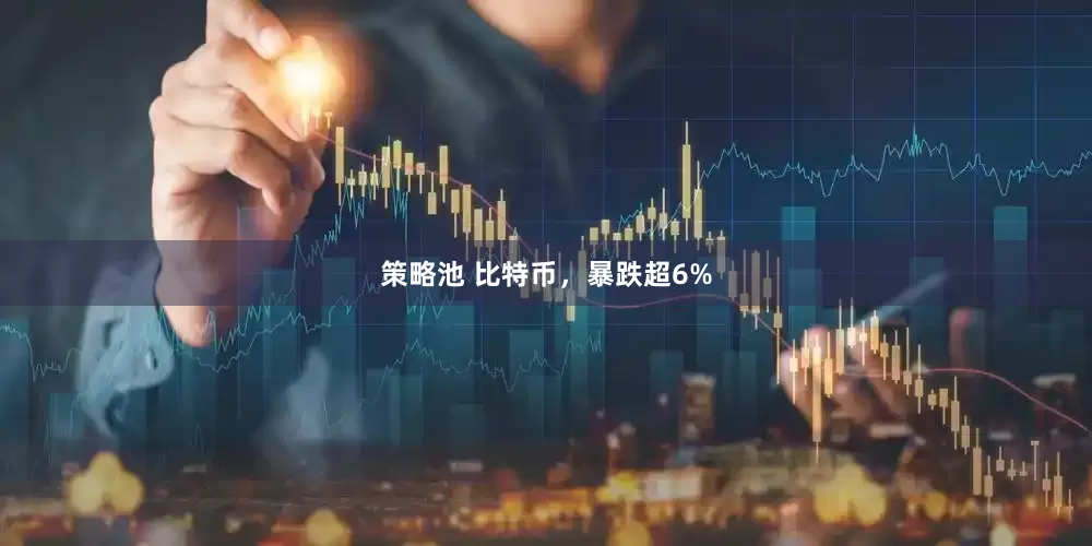 策略池 比特币，暴跌超6%